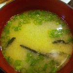 花のれん - お味噌汁　おふくろの味です