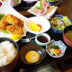 魚々屋 - カキフライ定食（本日のおすすめメニュー）：１５００円
