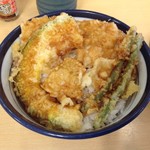 天丼てんや - 海老を帆立に変更・・・