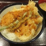 天丼てんや - 蓮根が入るのは嬉しいが・・・小天丼は？