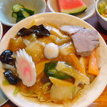 北京館 - あんかけヤキソバセット♪