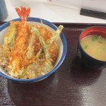 天丼てんや - 寂しい盛り付け