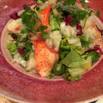 オマール海老とレモンコンフィのサラダ