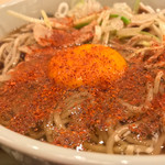 味奈登庵 - 肉南蛮そばには唐辛子だ！  ブチまけろ！   #BCMKR!  