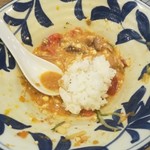 鳥そば 真屋 - 〆飯追加