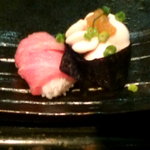 Carne t - 本マグロ大トロ＆白子のお寿司