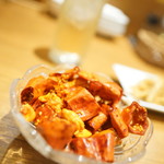 紅い扉の中華や 皆慶 - おつまみ揚げ唐辛子