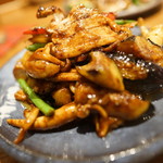 紅い扉の中華や 皆慶 - なすぶた味噌炒め（辛口