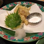 四季魚貝料理 活増 - ハモ天ぷら