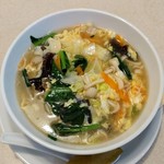 中国馳走 ただしの厨 - 野菜スープそば･塩味（930円）