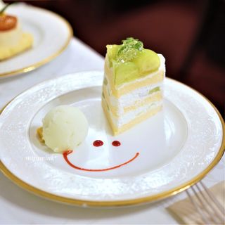 Gokan - 完熟メロンのショートケーキ