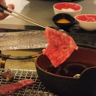 当店オリジナルの「低温すき焼き」