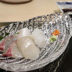 味あら井 - 目一鯛 シマアジ アオリイカ