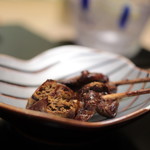 味あら井 - 鰻肝焼き