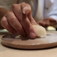 味あら井 - オコゼ握り すだちで