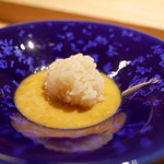 寿しの吉乃 - 〆は熱々シャリのリゾット風