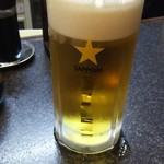 Kashiraya - 生ビール 中ジョッキー 500円♪