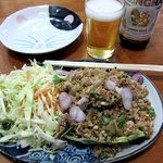 タイレストラン　リナ - ラーム（\900）です　豚肉のほかにレバーや豚皮も入ってます