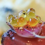 ジャンカルド - 本マグロ　オリーブキャビア、アボカドエスプーマ