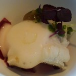 ジャンカルド - ハモと焼きナスのピューレとトマトのエスプーマ