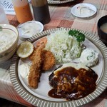 下町厨房 矢車 - 矢車定食Ｃ(780円)です。