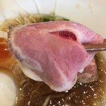 Mari iida - 【2017年06月】限定：冷たいラーメン、いつものレアチャーシューも旨いんだわ。