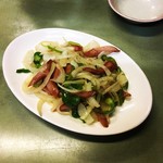 Ichifuku - 大好きなウィンナー野菜炒め。家でも真似して作ります。