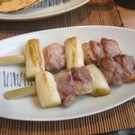 手打 たけうち - 合鴨串焼（２串）６００円