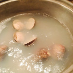 はまぐり庵 - 開いてから１分位グツグツ…