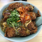 ポパイ - 唐揚げ丼 ※小とは名ばかりでやはり多いです