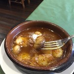 フォンダ サン ジョルディ - アミーゴランチ1,200円、アヒージョのマッシュルームリフトアップ