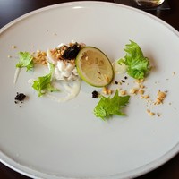 ワカヌイ グリル ダイニング バー 東京 - トロカジキと焼き長芋のタルタル
