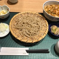 手打ちそば 大石 - かき揚げ丼ランチ