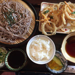 Konabe - ざるそば定食（800円）