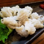 もつ焼 あぶさん - ハモの湯引き