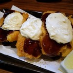 もつ焼 あぶさん - 白身魚フライ