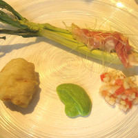 Convivio - 鱧とヤングコーンのフリット