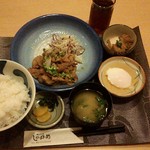 Shinonome - 日替り定食 豚のしょうが焼き ¥650