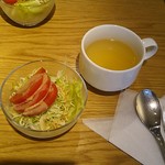 Kohi Koko - 胡麻ドレのサラダとスープ付き