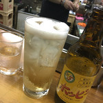 源氏 - ホッピーは2杯呑めるけど…焼酎山盛りなんで結構パンチ効いてます^^;