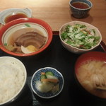 金沢おでんと日本海料理 加賀の屋 - おでんと天ぷら御膳1080円