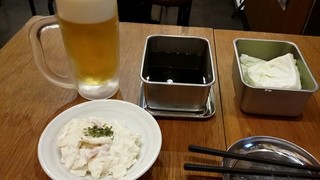 Kushikatsudengana - ポテトサラダは､スライス仕立て