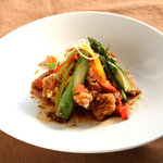 カーヴ隠れや - 地鶏の唐揚げ油淋ソース