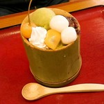 嵐山さくら餅 稲 - 抹茶アイス