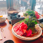 海菜寺 - 鎌倉野菜のしゃぶしゃぶ御膳  5300円税別