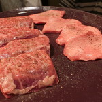 京松蘭 - 塩焼き　タン　ハラミ