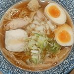 道玄家 蒲田東店 - 煮干しラーメン　上から