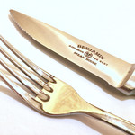 ベンジャミンステーキハウス - ネーム入りカトラリー