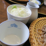 志美津や - 奥出雲横田産 小そばせいろ　ズームアップ