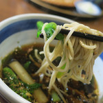 志美津や - 七味を投入し啜る